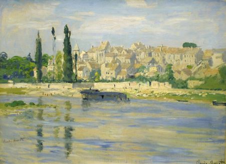 La Seine à Carrières-Saint-Denis, par C. Monet, 1872 (Musée d'Orsay)